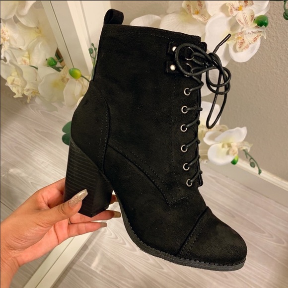 Shoes - NEW Jane Booties- in Black Suede